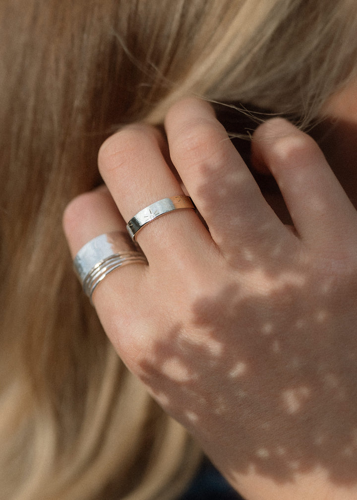 Sun & Star Ring